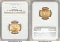 Republic gold 5 Pesos 1916 MS62 NGC, Philadelphia mint, KM19. AGW 0.2419 oz. 

HID09801242017

© 2020 Heritage Auctions | All Rights Reserved