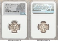 Normandy. Richard I Denier ND (943-996) MS63 NGC, Rouen mint, Dup-16. 20mm. 

HID09801242017

© 2020 Heritage Auctions | All Rights Reserved