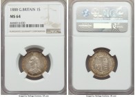 Victoria Shilling 1888/7 MS64 NGC, Royal mint, KM761, S-3926. Coin mislabeled as 1888 but is actually the overdate. 

HID09801242017

© 2020 Herit...
