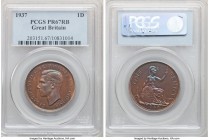 George VI Proof Penny 1937 PR67 Red and Brown PCGS, KM845, S-4114. Florescent blue toned. 

HID09801242017

© 2020 Heritage Auctions | All Rights ...