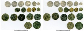 18-Piece Lot of Uncertified Assorted Islamic Issues VF, Mixed lot includes Artuqid, Seljuq, Umayyad and others. Sizes range from 12.1mm-31.5mm and wei...