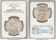Vittorio Emanuele II 5 Lire 1878-R AU55 NGC, Rome mint, KM8.4. Ashen gray toning. 

HID09801242017

© 2020 Heritage Auctions | All Rights Reserved...