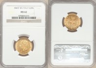 Vittorio Emanuele II gold 20 Lire 1865 T-BN MS62 NGC, Torino mint, KM10.1. AGW 0.1867 oz. 

HID09801242017

© 2020 Heritage Auctions | All Rights ...