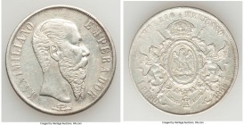 Maximilian Peso 1866-Mo XF (Cleaned), Mexico City mint, KM388.1. 37.3mm. 26.80gm. 

HID09801242017

© 2020 Heritage Auctions | All Rights Reserved...