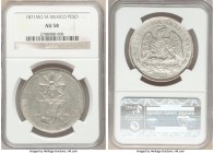 Republic Peso 1871 Mo-M AU58 NGC, Mexico City mint, KM408.5. 

HID09801242017

© 2020 Heritage Auctions | All Rights Reserved