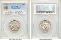 George V Shilling 1935 MS64 PCGS, KM3. Fully struck, lustrous and untoned. 

HID09801242017

© 2020 Heritage Auctions | All Rights Reserved