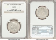 Spanish Colony. Alfonso XIII 40 Centavos 1896-PGV AU53 NGC, KM23. One year type. 

HID09801242017

© 2020 Heritage Auctions | All Rights Reserved
