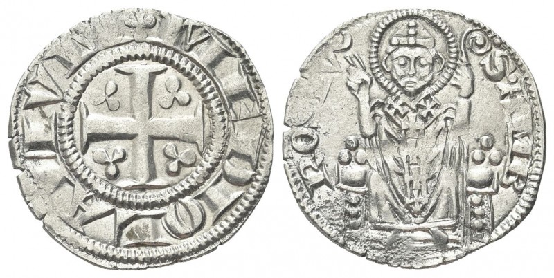 MILANO
Repubblica, 1250-1310. 
Ambrosino piccolo.
Ag gr. 2,08
Dr. (trifoglio...