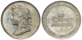 ROMA
Durante Vittorio Emanuele III, 1900-1943.
Medaglia 1902 opus F. Speranza.
Ag gr. 25,61 mm 40,8
Dr. Busto a s., di cerere con corona di spighe...