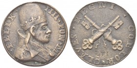 ROMA
San Felice IV, 526-530. 
Medaglia 1720 opus G. Battista Pozzo.
Æ gr. 22,49 mm 41,5
Dr. FELIX IIII - PONT M. Busto a d., con mitra e piviale....