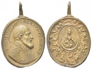 ROMA
Durante il XVIII secolo.
Medaglia devozionale XVIII sec. ca.
Æ gr. 11,95
Dr. S PHILIPPVS - NERIVS CON OR F. Busto del Santo a d.
Rv. La Verg...