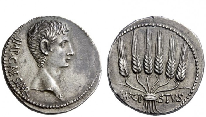The Roman Empire 
 Octavian as Augustus, 27 BC – 14 AD 
 Cistophoric tetradrac...