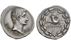 The Roman Empire 
 Octavian as Augustus, 27 BC – 14 AD 
 Cistophoric tetradrachm, Ephesus circa 25-20 BC, AR 11.68 g. IMP·CAE – SAR Bare head r. Rev...
