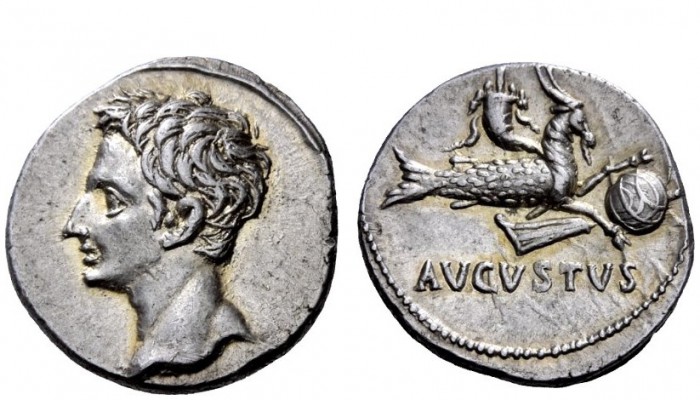 The Roman Empire 
 Armenia Capta Issues 
 Denarius, Colonia Patricia circa Jul...