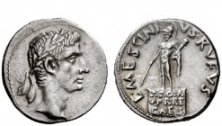 The Roman Empire 
 Armenia Capta Issues 
 L. Mescinius Rufus. Denarius 16 BC, AR 4.06 g. Laureate head r. Rev. L·MESCINI – VS·RVFVS Mars, helmeted a...