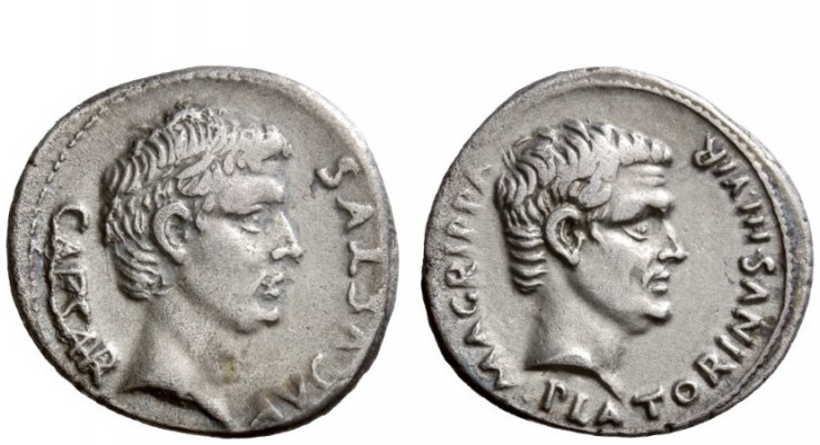 The Roman Empire 
 Dynastic Issues of Augustus 
 C. Sulpicius Plaetorinus. Den...