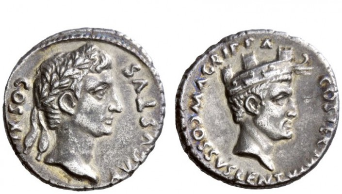The Roman Empire 
 Dynastic Issues of Augustus 
 Cossus Cornelius Lentulus. De...