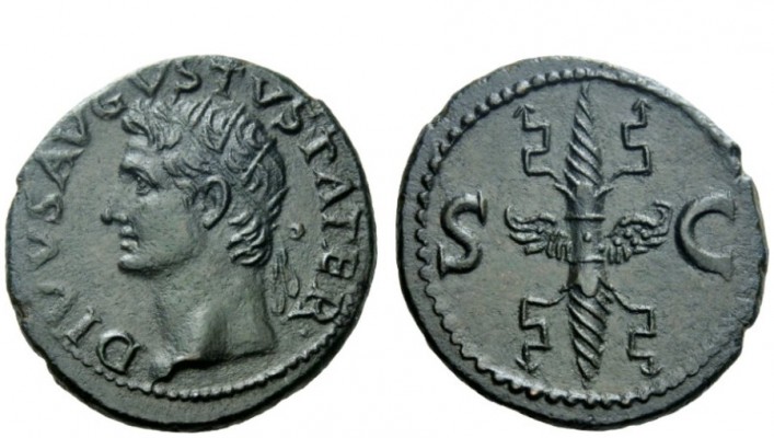 The Roman Empire 
 Dynastic Issues of Augustus 
 Divus Augustus. As circa 34-3...