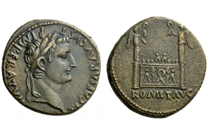 The Roman Empire 
 Tiberius caesar, 9 – 14. A complete set of the Altar of Lugd...