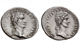 The Roman Empire 
 Gaius, 37 – 41 
 Denarius 37-38, AR 3.68 g. C CAESAR·AVG·GERM·P·M TR·POT Laureate head of Gaius r. Rev. AGRIPPINA MAT CAES AVG GE...