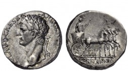 The Roman Empire 
 Claudius, 41 – 54 
 Didrachm, Caesarea Cappadociae circa 44-48, AR 7.61 g. TI CLAVDIVS CAESAR – AVG GER[M P M TR P] Laureate head...