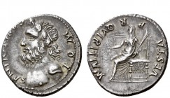 The Roman Empire 
 The Civil Wars, 68 – 69 
 Denarius, Southern Gaul (?) 69, AR 3.50 g. I O M – CAPITOLINVS Diademed and draped bust of Jupiter l., ...