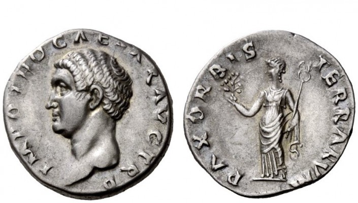The Roman Empire 
 Otho, 15 January – mid-April 69 
 Denarius before 9th March...