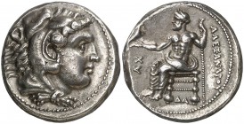 Imperio Macedonio. Alejandro III, Magno (336-323 a.C.). Damasco. Tetradracma. (S. 6718 var) (MJP. 3197). 17,03 g. Bella. Ex Gorny & Mosch, 14/10/2014,...