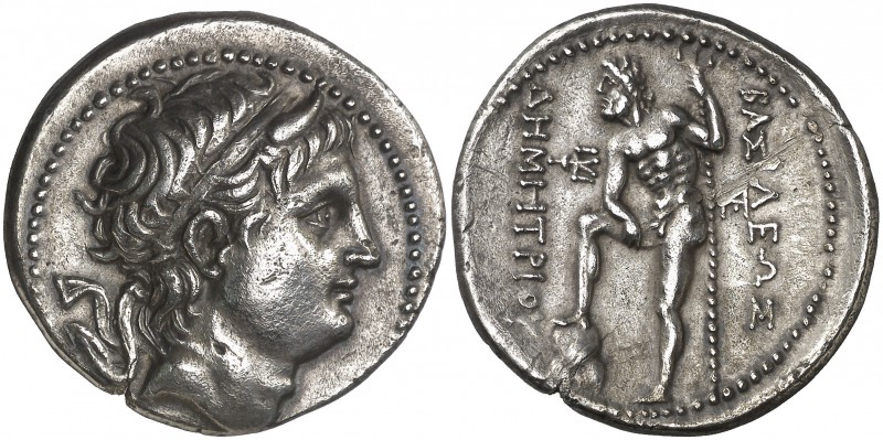 Imperio Macedonio. Demetrio Poliorketes (306-283 a.C.). Tetradracma. (S. 6764 va...
