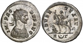 (278-280 d.C.). Probo. Antoniniano. (Spink 11953 var) (Co. 37) (RIC. 157). 4,03 g. Plateado original casi íntegro. S/C.