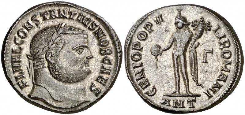 (299-300 d.C.). Constancio I, Cloro. Antioquía. Follis. (Spink 14068) (Co. 89) (...