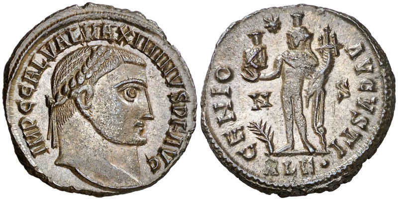 (312-313 d.C.). Maximino II, Daza. Alejandría. Follis. (Spink 14843) (Co. 18) (R...