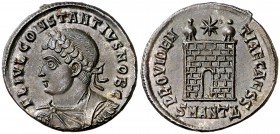 (325-326 d.C.). Constancio II. Antioquía. AE 20. (Spink 17656) (Co. 167) (RIC. 66). 2,67 g. EBC+.