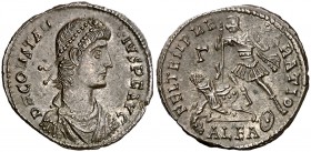 (351-352 d.C.). Constancio II. Alejandría. Maiorina. (Spink 18175) (Co. 46) (RIC. 72). 4,16 g. EBC.