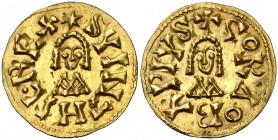 Suintila (621-631). Córdoba. Triente. (CNV. 286) (R.Pliego 367a). 1,31 g. Bella. Escasa. EBC.