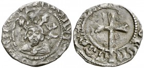 Joan II (1458-1479). Mallorca. Diner. (Cru.V.S. 963) (Cru.C.G. 3001). 0,57 g. Ex Colección Crusafont, 27/10/2011, nº 573. Muy rara. MBC-.