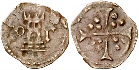 (a partir de 1470). Joan II. Tortosa. Senyal. (Cru.C.G. 3879) (Cru.L. 2206). 0,76 g. Escasa. MBC-.