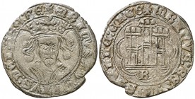 Enrique IV (1454-1474). Burgos. Cuartillo. (AB. 739). 3,16 g. Buen ejemplar. Escasa así. MBC+.