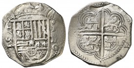 1591/0. Felipe II. Granada. . 4 reales. (Cal. 299). 12,22 g. Atractiva. Rara y más así. MBC+.
