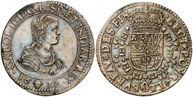 1678. Carlos II. Bruselas. Jetón. (Dugniolle 4404) (V.Q. 13914). 6,51 g. Ex Elsen,10/09/2011, nº 1424. EBC.