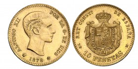 1878*1962. Estado español. DEM. 10 pesetas. (Cal. 10). 3,24 g. S/C-.