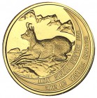 1991. Andorra. 50 diners. (Fr. 10) (Kr. 68). 1/2 Oz. AU. Conservación de la naturaleza. En estuche con certificado. Proof.