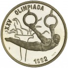 1991. Andorra. 50 diners (Fr. 11) (Kr. 70). 13,34 g. AU bajo. Juegos Olímpicos - Barcelona ' 92. En estuche oficial con certificado. Acuñación de 3000...