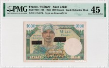 France [#M18, XF+] 1000 francs Suez Type 1956
