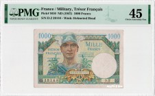 France [#M10, XF+] 1000 francs Trésor Français Type 1947