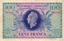 France [#105, VF] 100 francs Marianne Type 1943