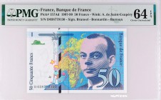 France [#157, UNC] 50 francs Type 1992 Saint-Exupéry