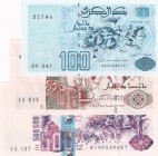Algeria, 500-200-100 Dinars, 1998/1992/1981, UNC, p141;p138;p131, (Total 3 banknotes)
Estimate: USD 25-50