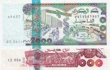 Algeria, 2.000-1.000 Dinars, 2011/1998, p144;p142b, (Total 2 banknotes)
p144,UNC ; p142b, XF
Estimate: USD 20-40