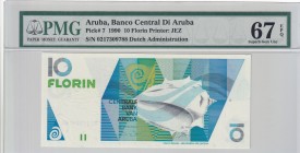 Aruba, 10 Florin, 1990, UNC, p7
PMG 67 EPQ, High condition
Estimate: USD 125-250